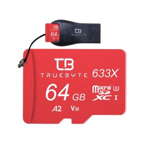 کارت حافظه microSD XC تروبایت مدل 633X-A2-V30 ظرفیت 64 گیگابایت